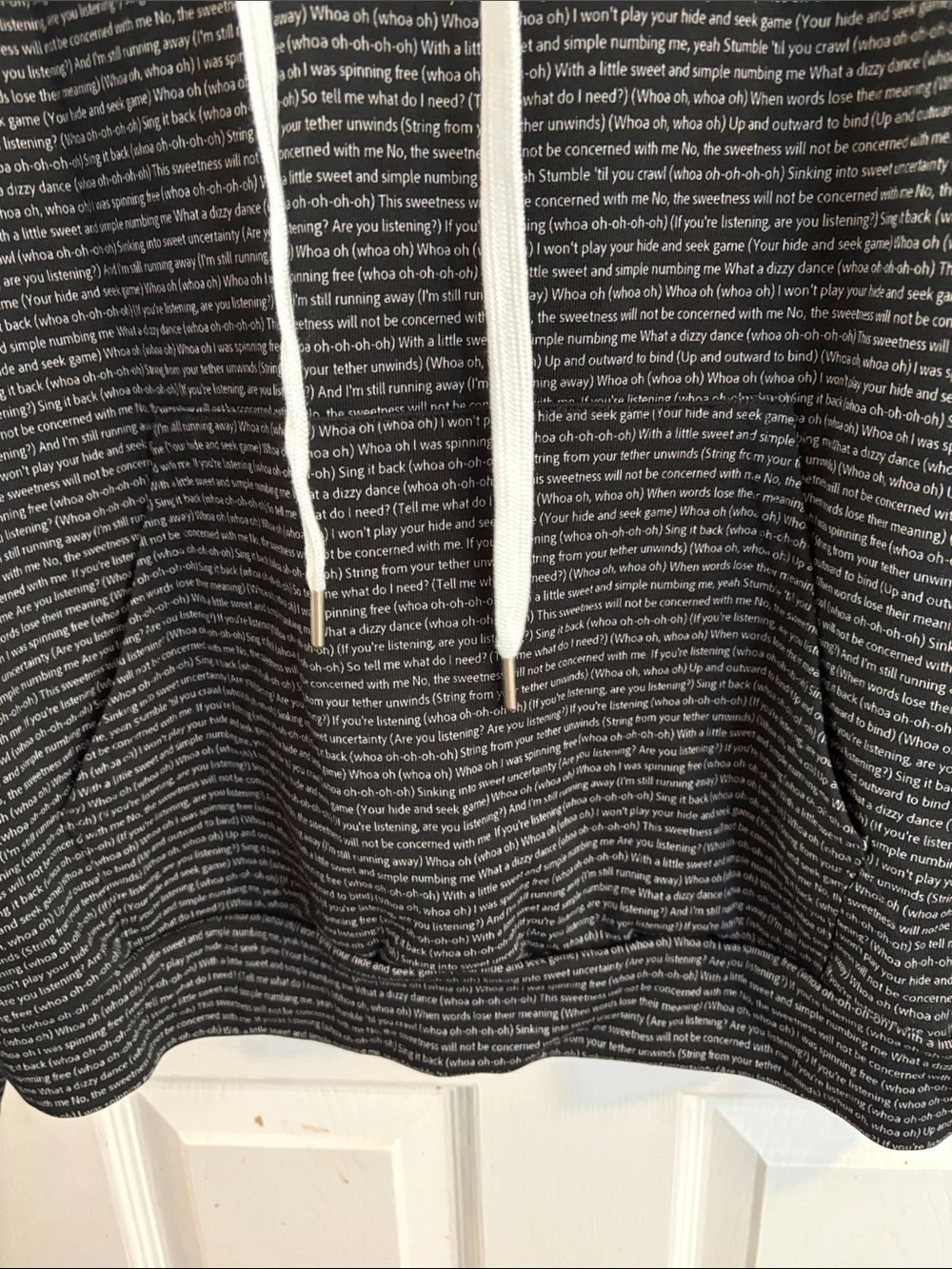 Jimmy Eat World Sweetness Lyrics Men’s Hoodie Sweatshirt - Brand Unknown Sz M